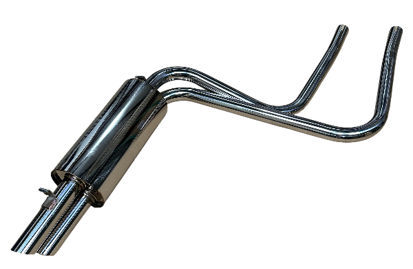 Stainless steel dual exhaust system S30z 240z 260z 280z Datsun 1970-1978 Polished