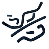 Datsun 240z Coolant Hose set OEM Style braided