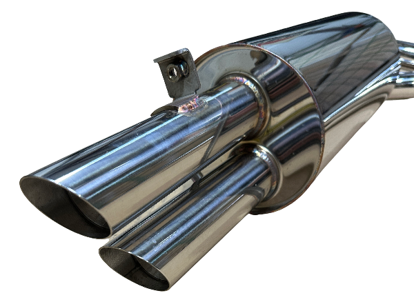 Stainless steel dual exhaust system S30z 240z 260z 280z Datsun 1970-1978 Polished