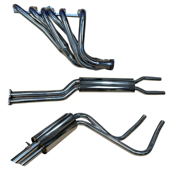 Stainless steel dual exhaust system S30z 240z 260z 280z Datsun 1970-1978 Polished